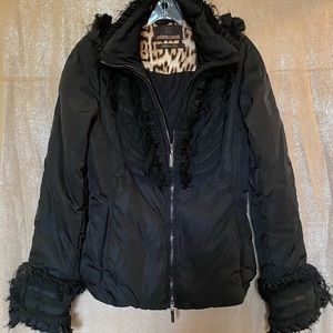 Roberto Cavalli gorgeous black jacket size 42